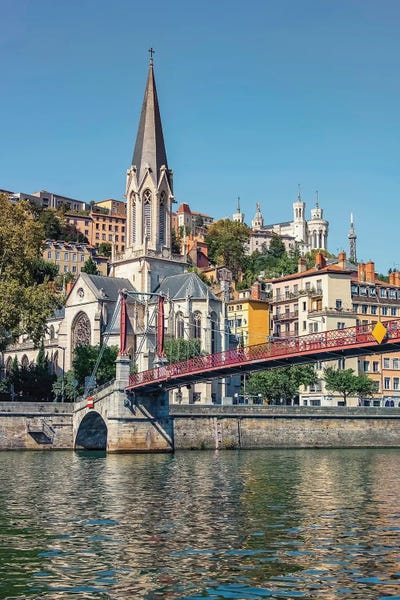 Architecture In Lyon by Manjik Pictures framed wall art