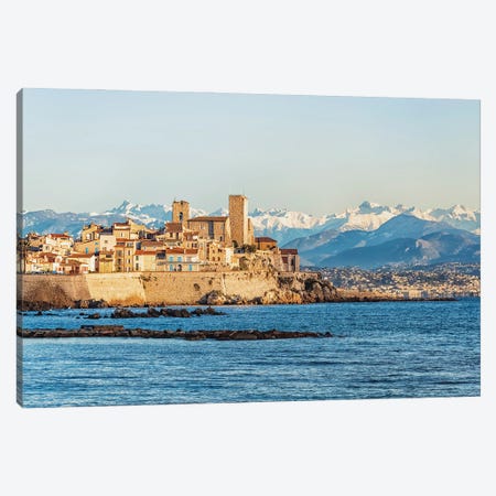 Winter In Antibes Canvas Print #EMN732} by Manjik Pictures Canvas Artwork