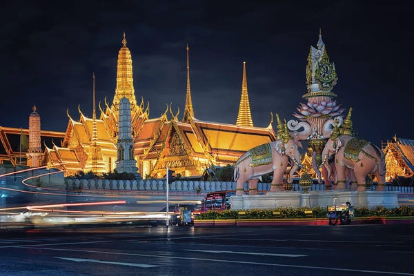 The Grand Palace: Grand Palace In Bangkok by Manjik Pictures