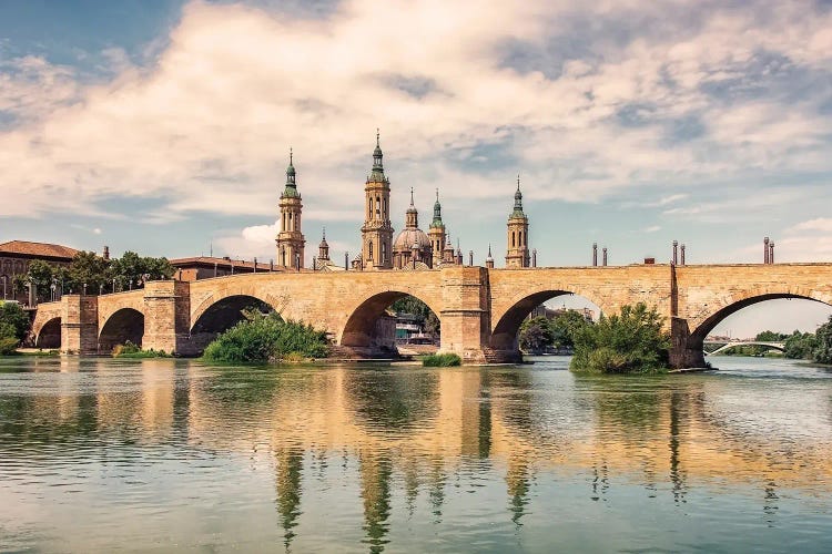 Zaragoza City by Manjik Pictures wall art