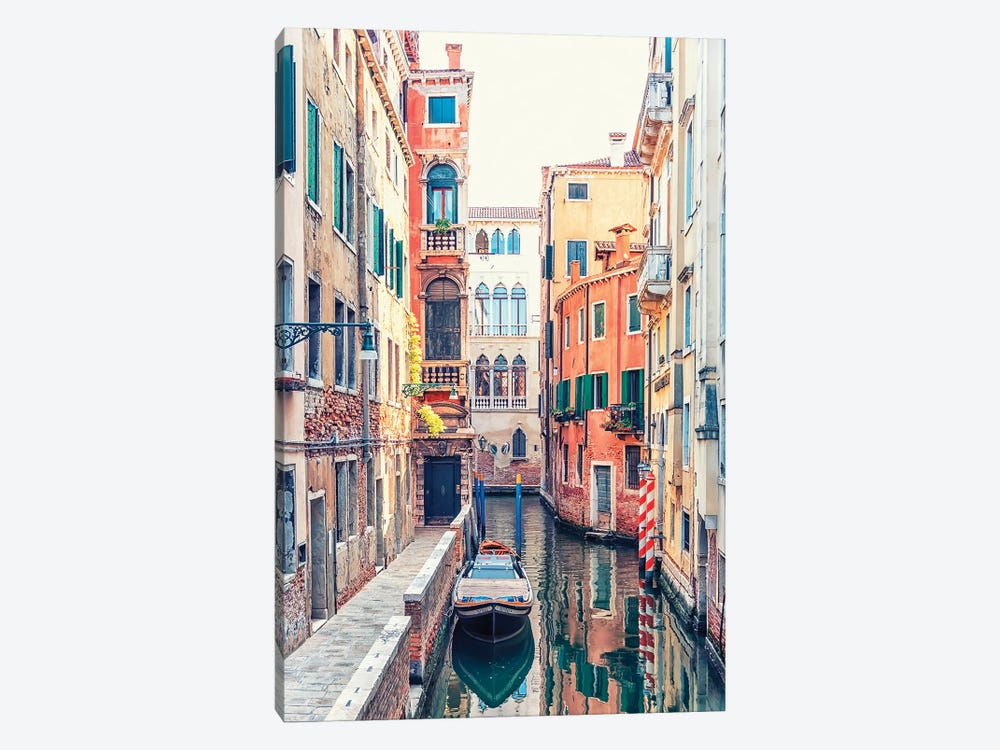 Canal In Venice by Manjik Pictures 1-piece Canvas Artwork