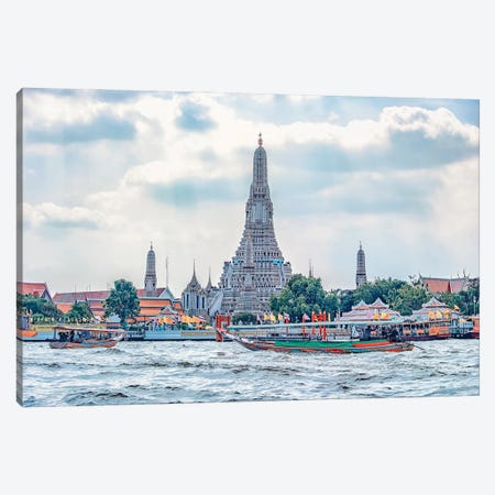 The Pearl Of Bangkok Canvas Print #EMN756} by Manjik Pictures Canvas Art Print