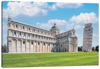 Beautiful Pisa Canvas Art Print - Leaning Tower of Pisa