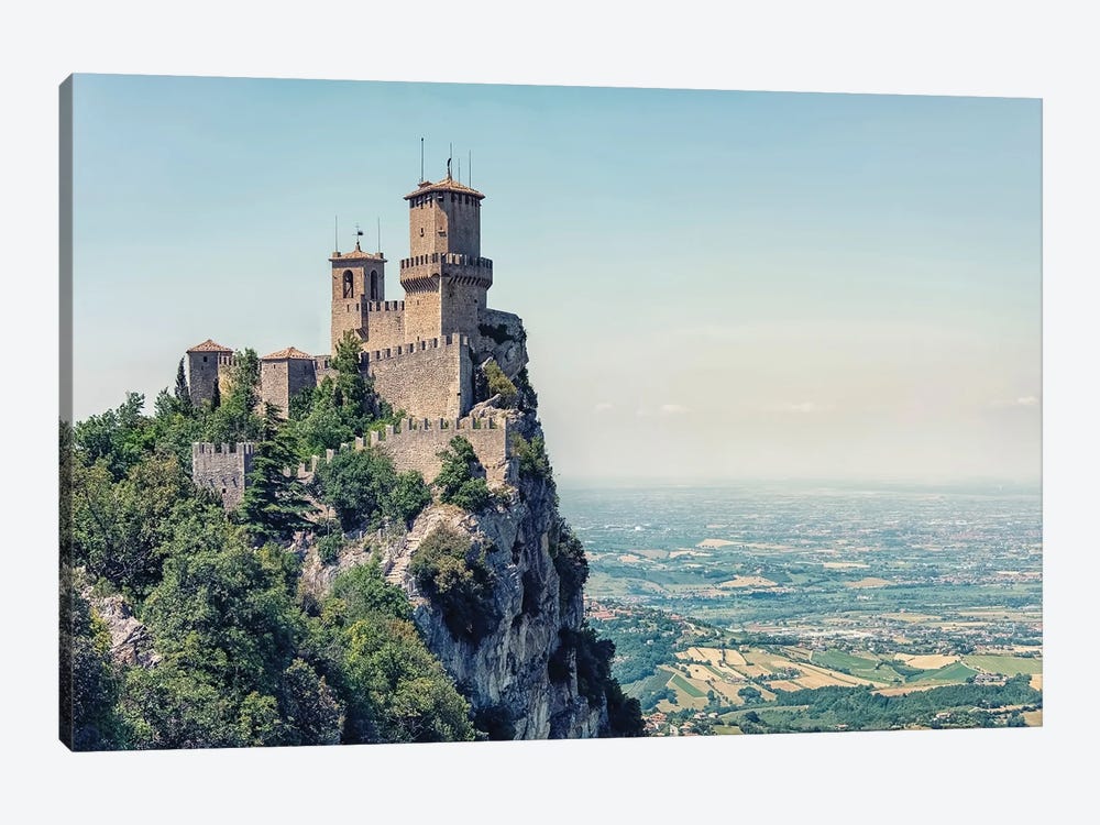 The Towers Of San Marino by Manjik Pictures 1-piece Canvas Artwork