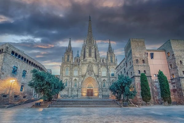 Catalonia: The Cathedral Of Barcelona by Manjik Pictures