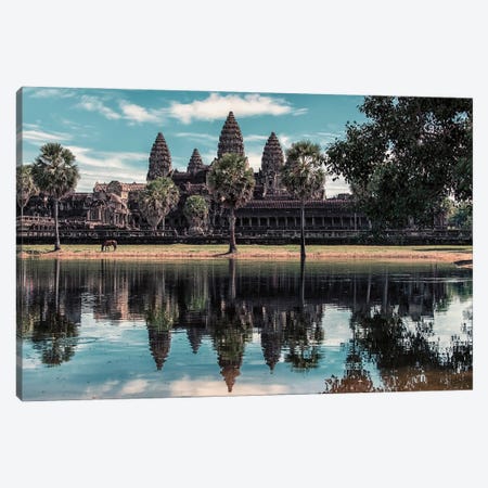 Angkor Temple Canvas Print #EMN764} by Manjik Pictures Canvas Wall Art
