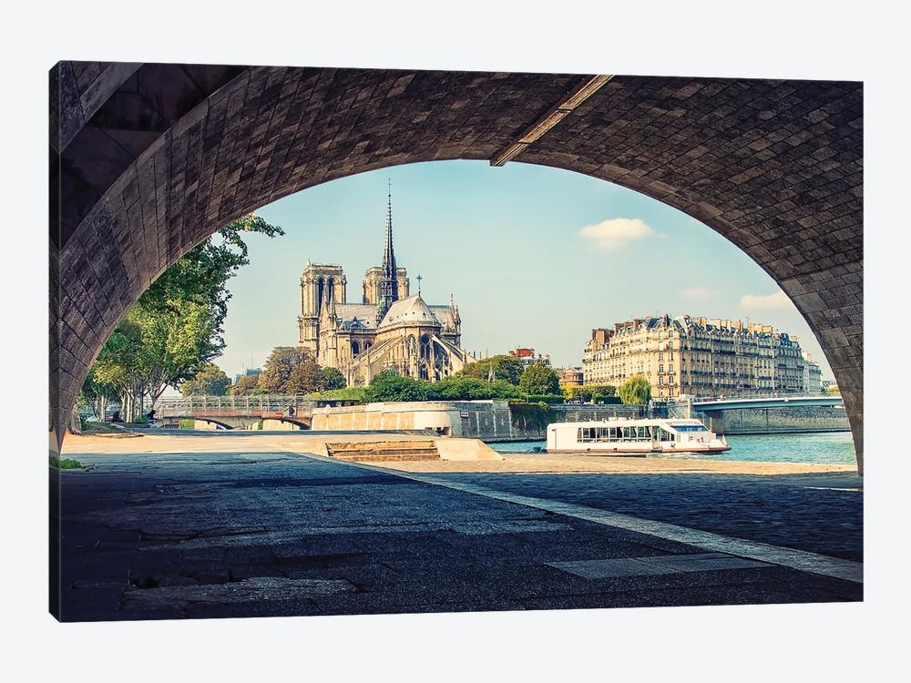 Notre Dame In Paris by Manjik Pictures 1-piece Art Print