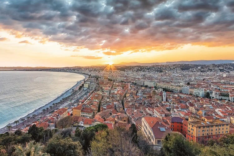 Evening In Nice by Manjik Pictures wall art