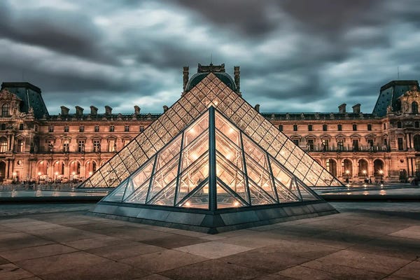 Pyramids: Pyramid In Paris by Manjik Pictures