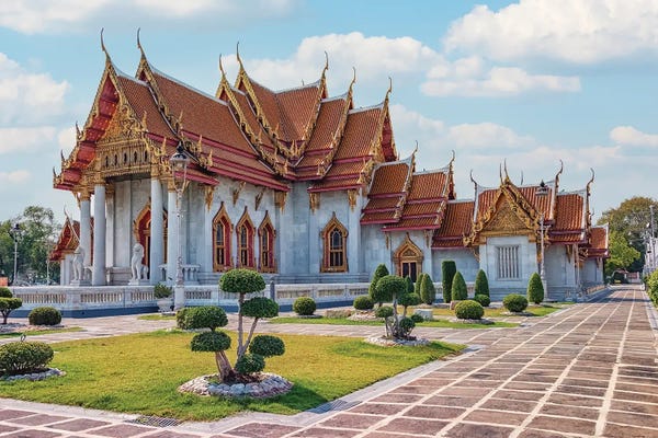 Thailand: Temple In Bangkok by Manjik Pictures