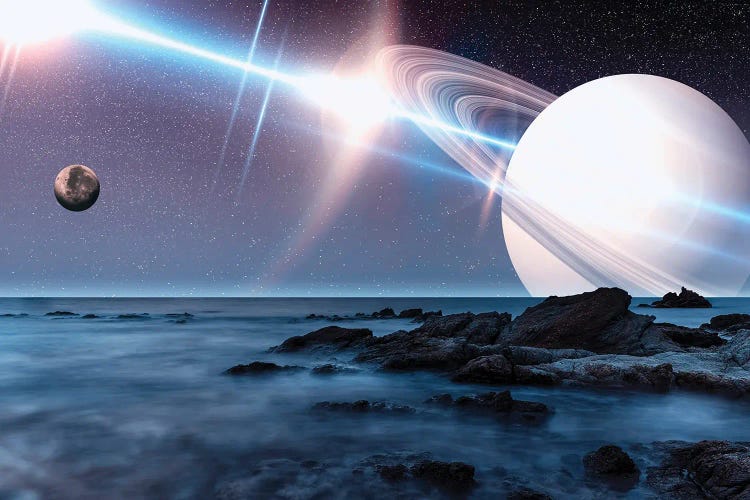 Space Adventure by Manjik Pictures wall art