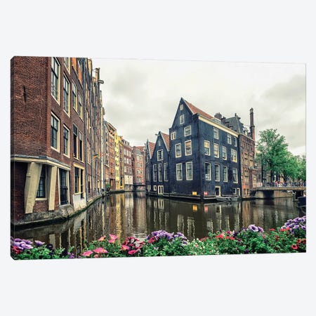 Amsterdam Corner Canvas Print #EMN805} by Manjik Pictures Canvas Print