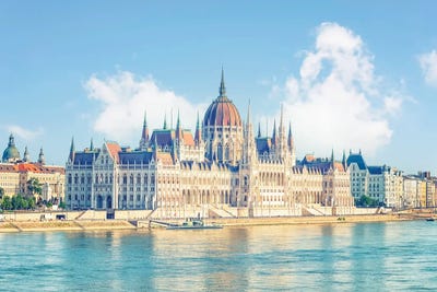 Hungarian Parliament Building by Manjik Pictures canvas print