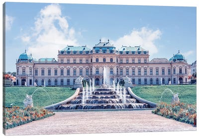Belvedere Palace Canvas Art Print - Vienna Art