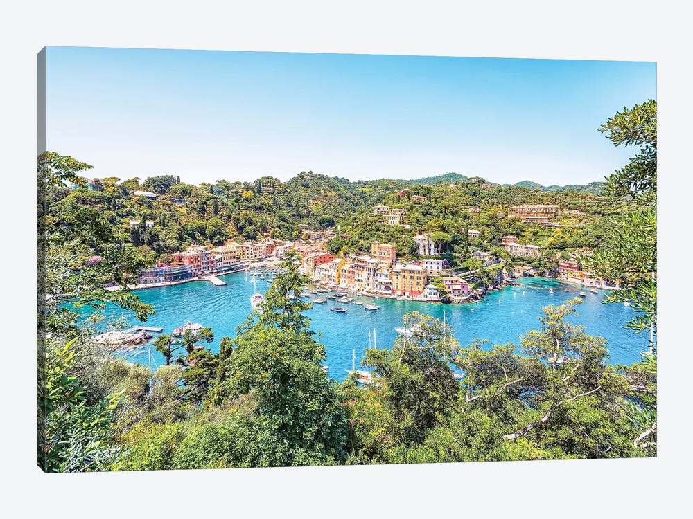 Portofino In The Summer by Manjik Pictures 1-piece Canvas Art