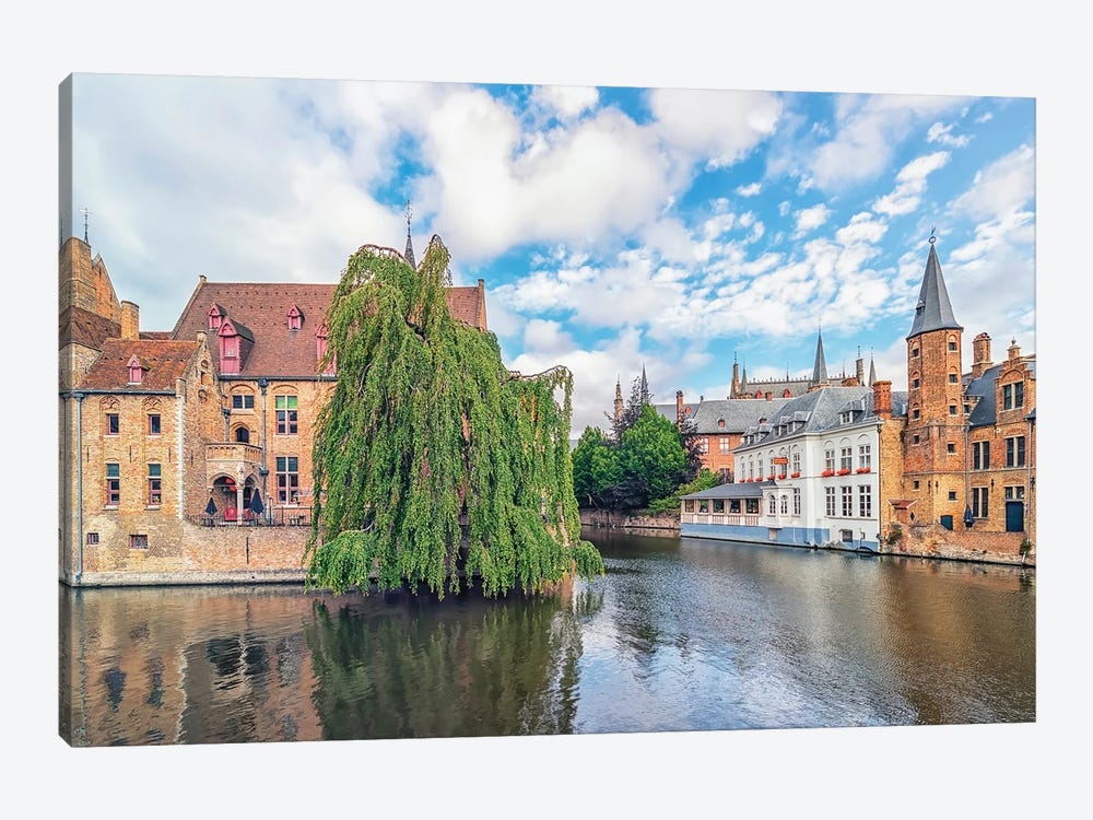 Bruges by Manjik Pictures 1-piece Canvas Print