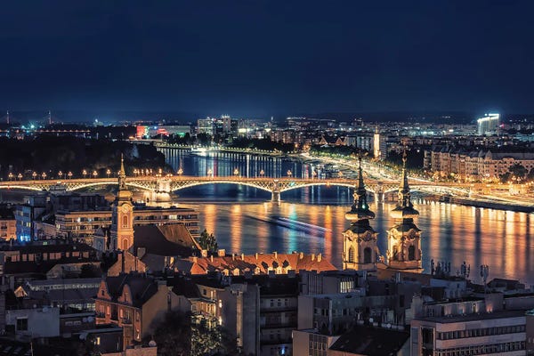 Hungary: Budapest Panorama by Manjik Pictures