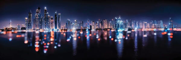 United Arab Emirates: Dubai Bokeh by Manjik Pictures