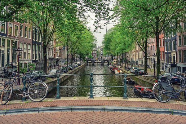 Rivers, Lakes & Waterfronts: Amsterdam Canal by Manjik Pictures