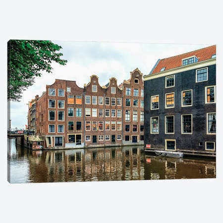 Amsterdam City Canvas Print #EMN849} by Manjik Pictures Canvas Wall Art