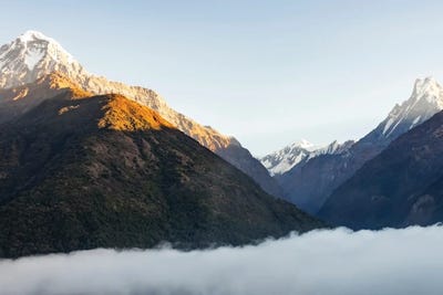 The Misty Mountain by Manjik Pictures canvas print