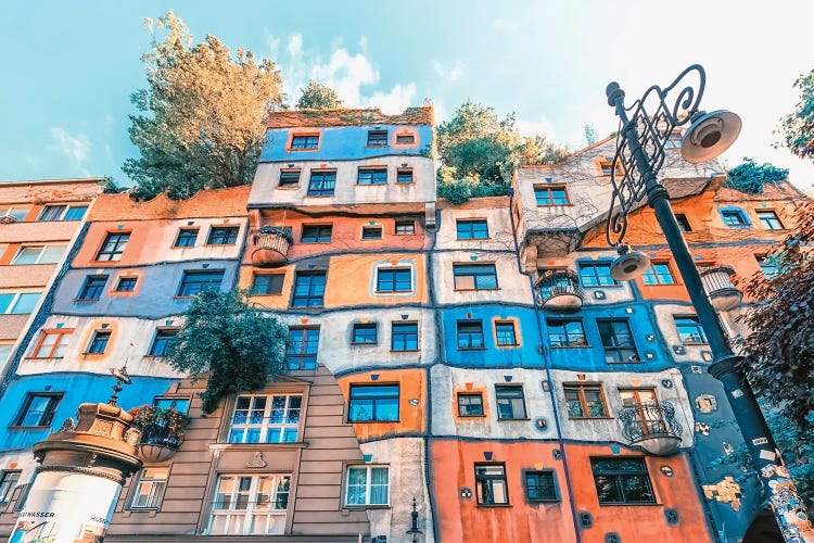 Hundertwasser Village by Manjik Pictures wall art