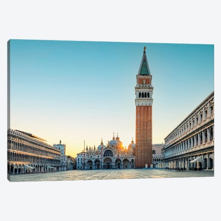 St Mark's Square Canvas Print #EMN855} by Manjik Pictures Canvas Wall Art