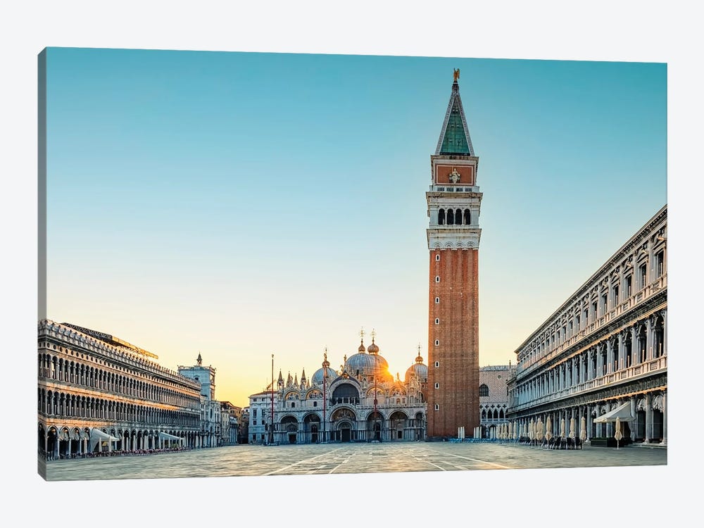 St Mark's Square by Manjik Pictures 1-piece Canvas Art