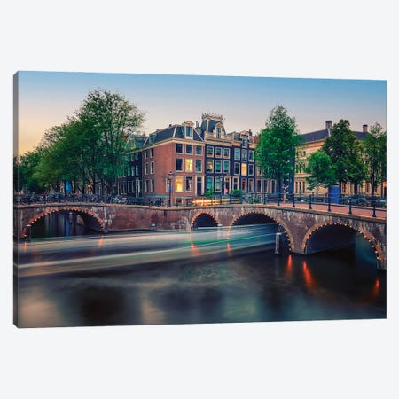 From Amsterdam With Love Canvas Print #EMN856} by Manjik Pictures Canvas Artwork