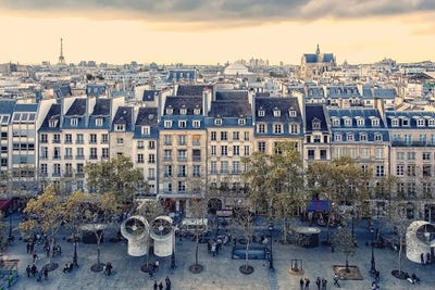 Place Georges Pompidou by Manjik Pictures canvas print