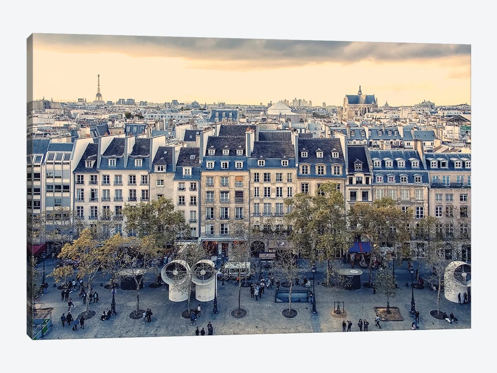 Place Georges Pompidou by Manjik Pictures 1-piece Art Print