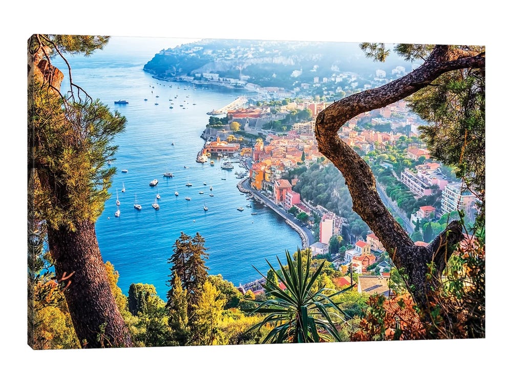 The French Riviera Canvas Print / Canvas Art by Manjik Pictures