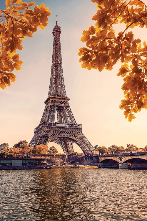 Paris In The Evening by Manjik Pictures wall art