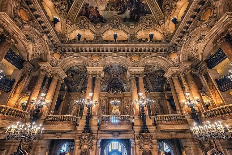 Opera House In Paris by Manjik Pictures wall art