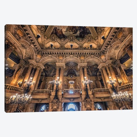 Opera House In Paris Canvas Print #EMN88} by Manjik Pictures Canvas Wall Art