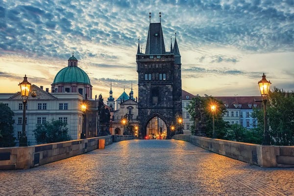 Czech Republic: Charles Bridge In The Morning by Manjik Pictures