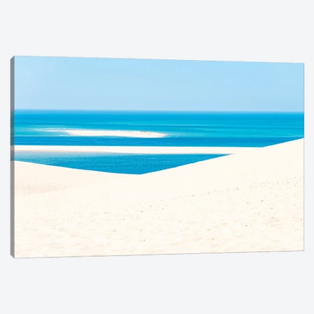 Sand And Sea Canvas Print #EMN901} by Manjik Pictures Canvas Art Print