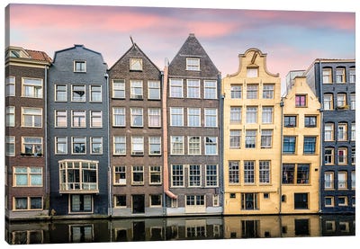 Amsterdam Facade Canvas Art Print - Amsterdam Skylines
