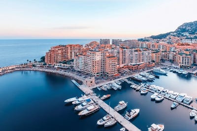 Fontvieille District by Manjik Pictures canvas print