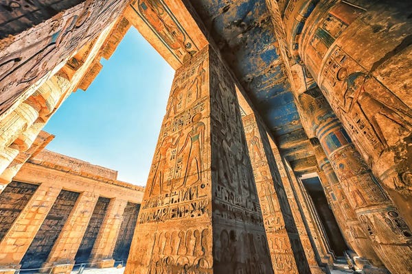 Egypt: Medinet Habu by Manjik Pictures