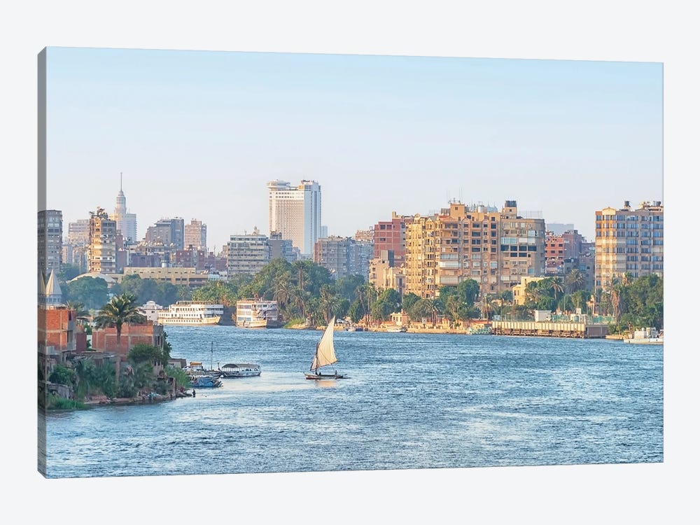 Nile River In Cairo by Manjik Pictures 1-piece Canvas Wall Art
