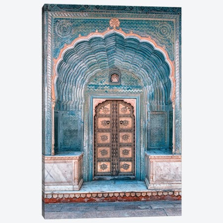 Rajasthan Architecture Canvas Print #EMN91} by Manjik Pictures Canvas Art Print