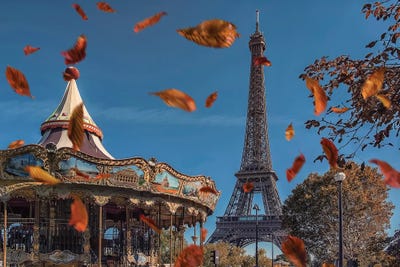 Romantic Paris by Manjik Pictures canvas print