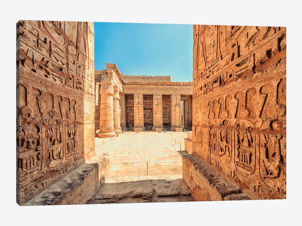 Ramesses III Temple by Manjik Pictures 1-piece Canvas Art Print
