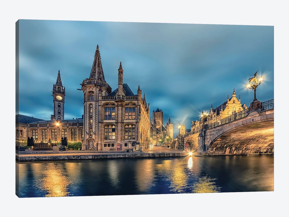 Ghent by Manjik Pictures 1-piece Canvas Wall Art