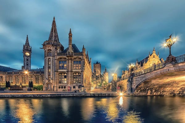 Blue & Gold: Ghent by Manjik Pictures