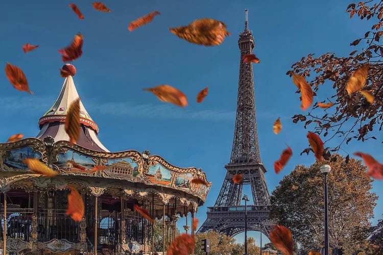 Romantic Paris by Manjik Pictures wall art