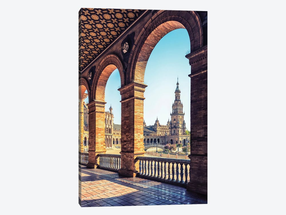 Seville Cityscape by Manjik Pictures 1-piece Canvas Art Print