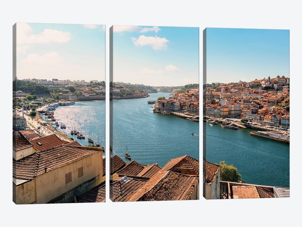 Douro River by Manjik Pictures 3-piece Canvas Artwork