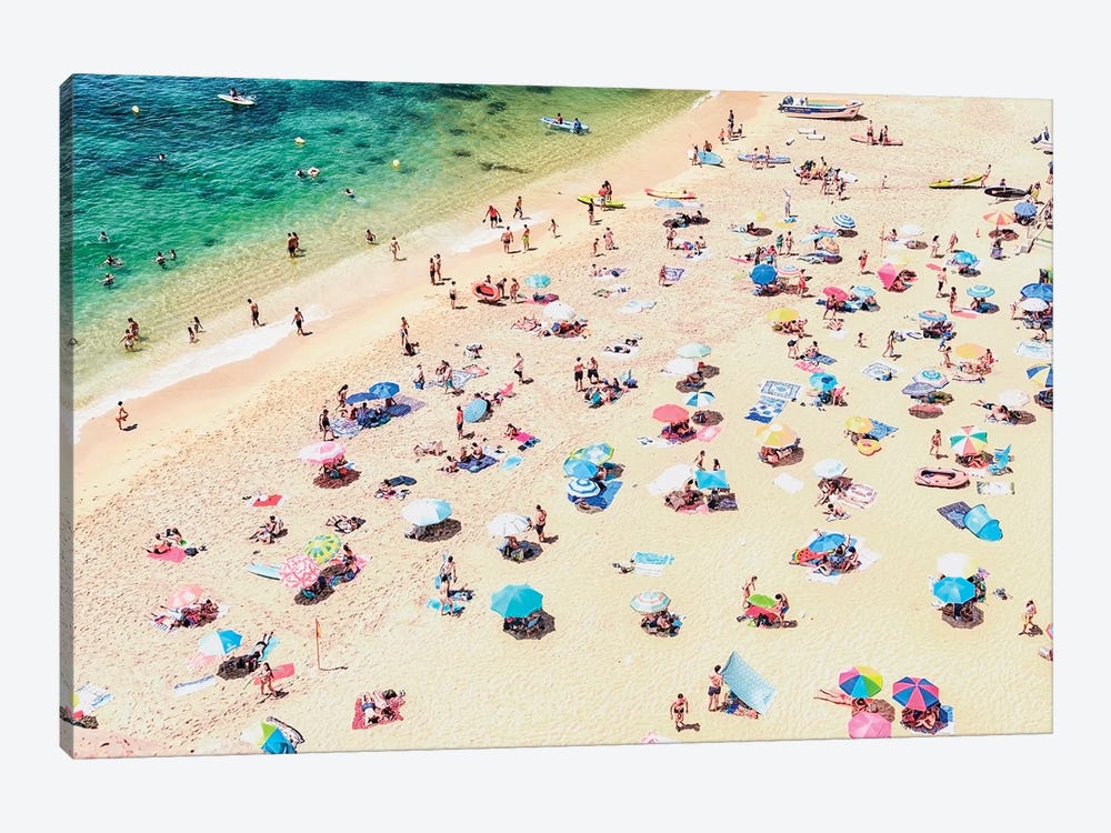 Portuguese Beach by Manjik Pictures 1-piece Canvas Art